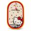 Hello Kitty sisal cat scratching mat on a white background with hanging ball