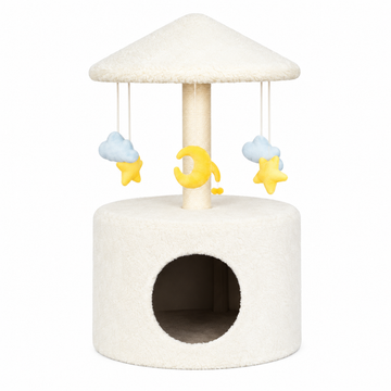 Hero | WULEE Carousel Park Cat Tree | square clean product SKU image