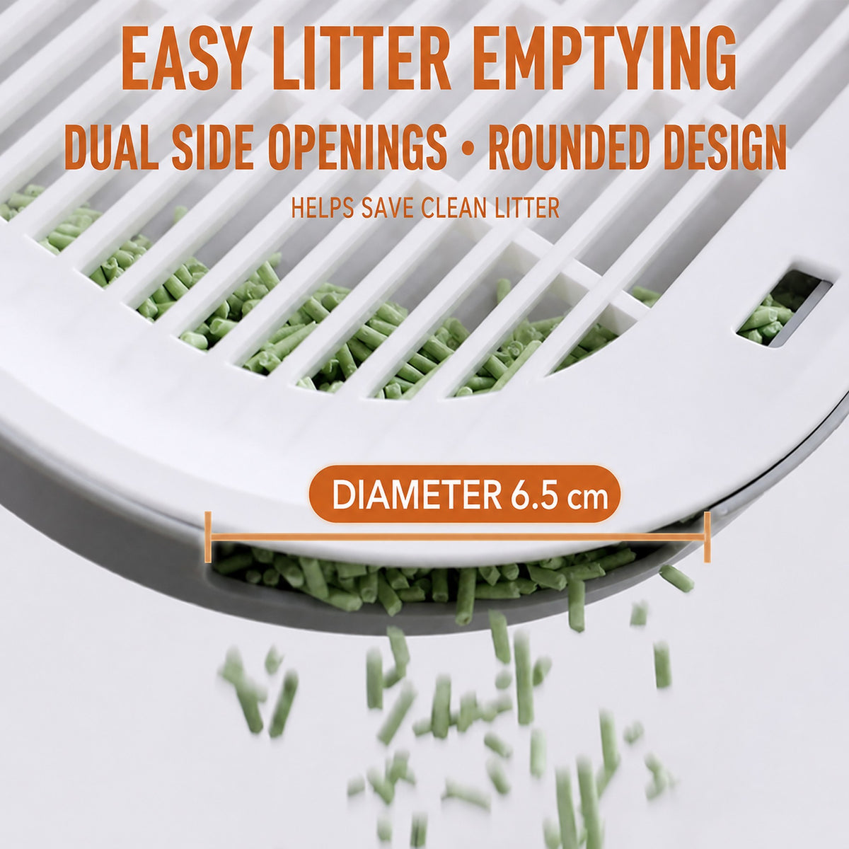 Hoopet cat litter mat dual side openings and rounded design for easy litter emptying [Gallery: Shared]