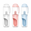 Aiwo 330 mL pet travel water bottles in White, Pink and Blue on a clean white background [Gallery: Shared]
