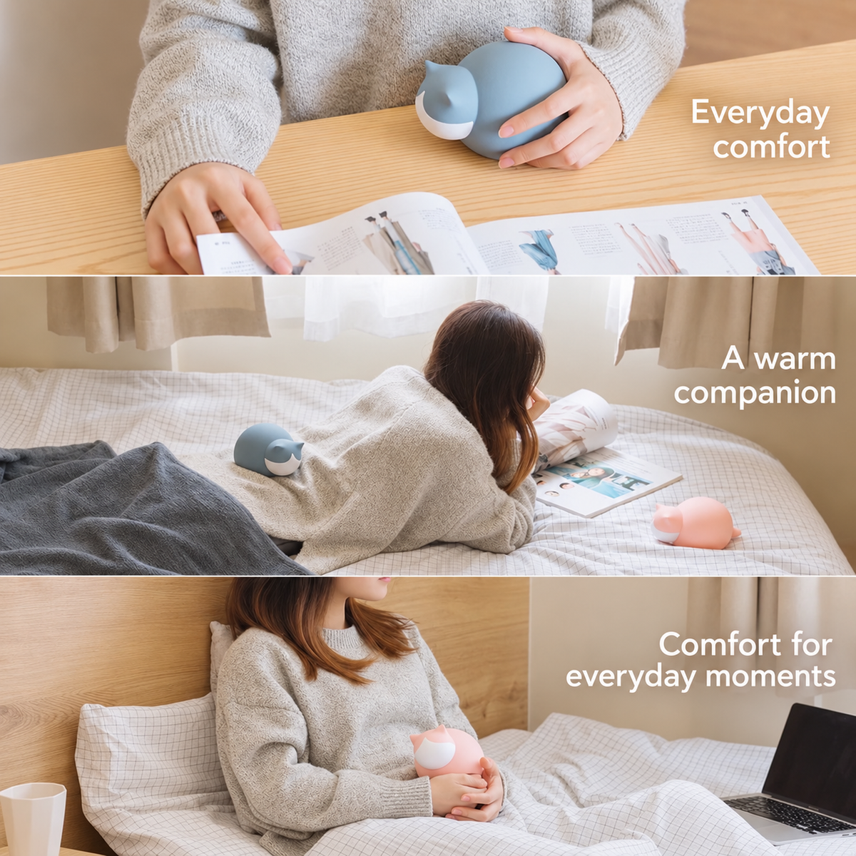 SOURCE REVISION | LOP cat-shaped hot and cold water bag | source-14 | Everyday comfort montage | English revision v2