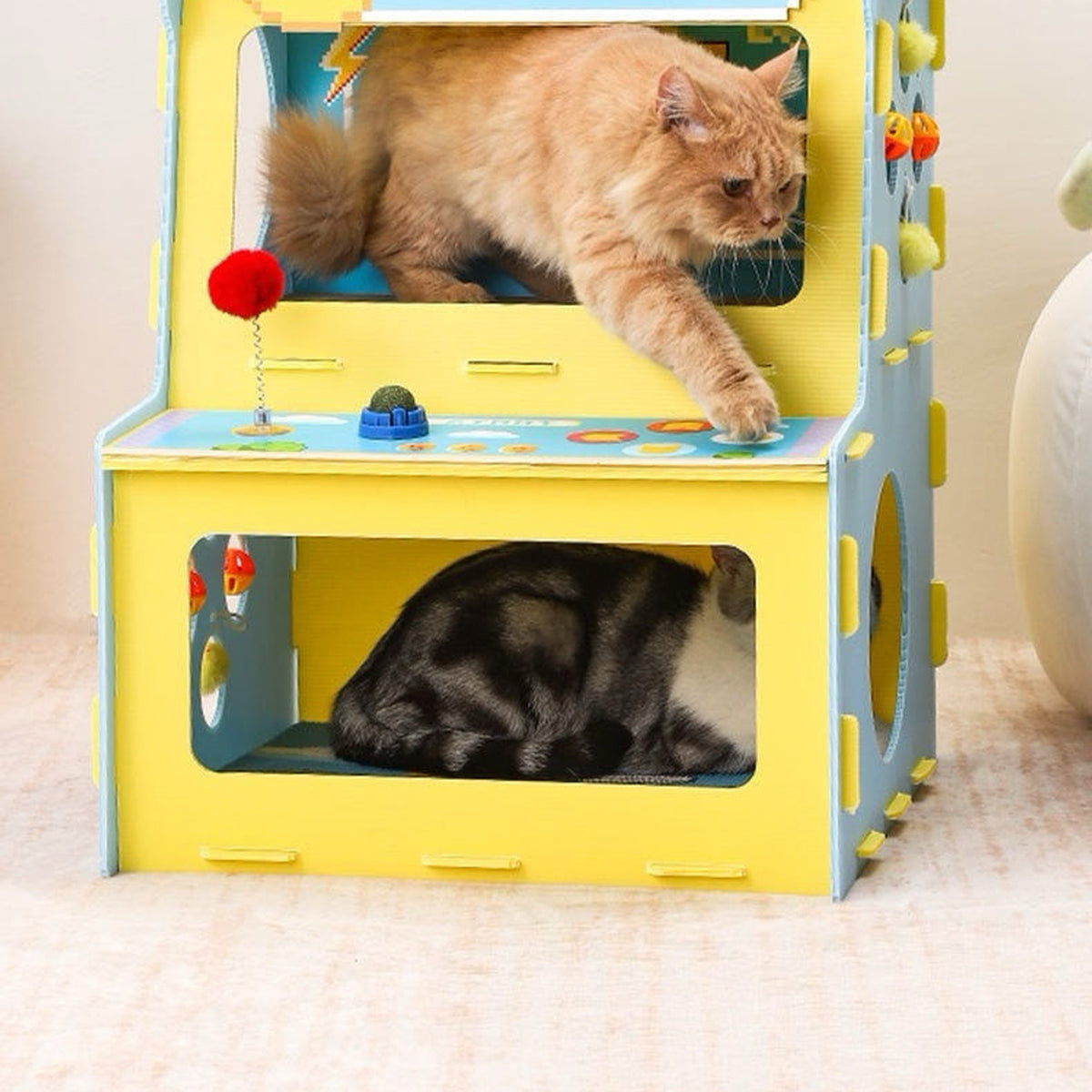 REVISED | Retro Pixel Arcade Cat Scratcher Station gallery revision 02 [Gallery: Comparison]