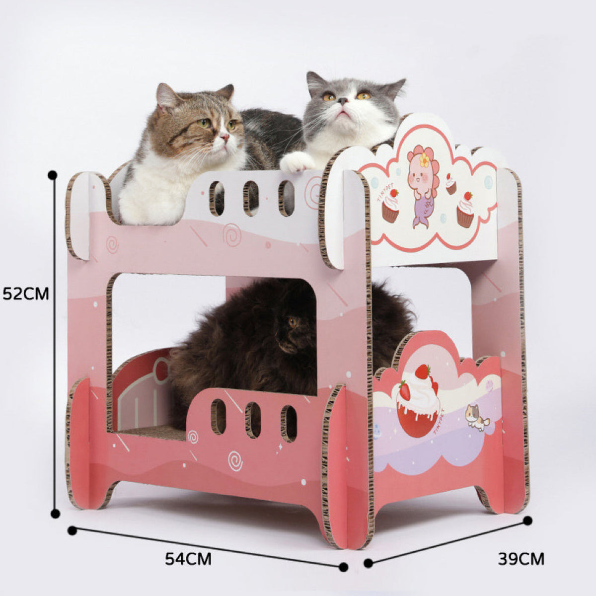 REVISED | Tinypet Bunk Bed Cat Scratcher gallery revision 03 [Gallery: Comparison]