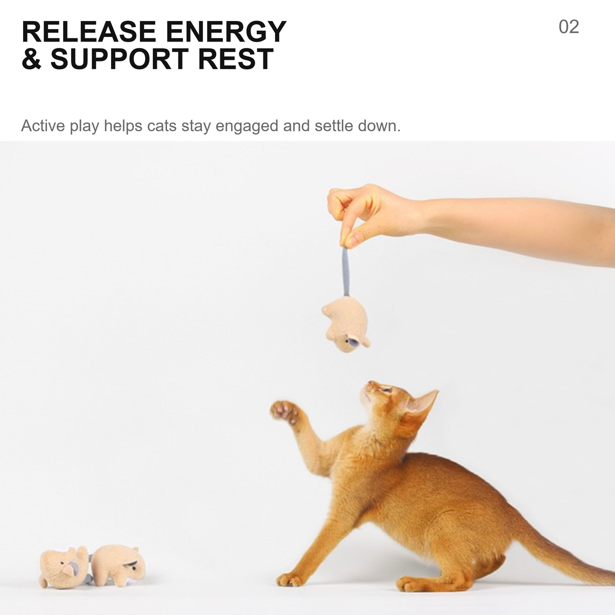 Catnip paper mouse toy - product features and comfort details