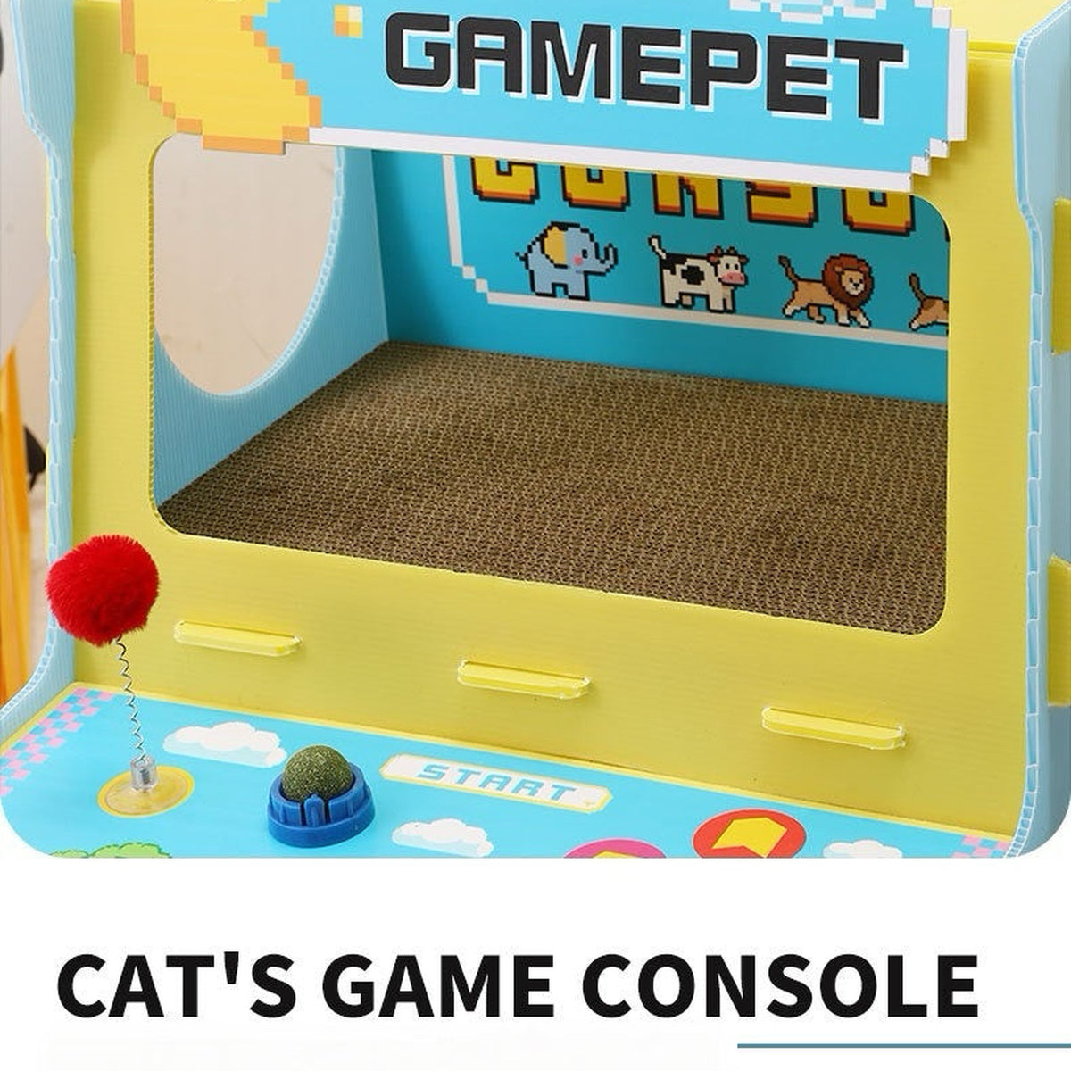 REVISED | Retro Pixel Arcade Cat Scratcher Station gallery revision 04 [Gallery: Comparison]