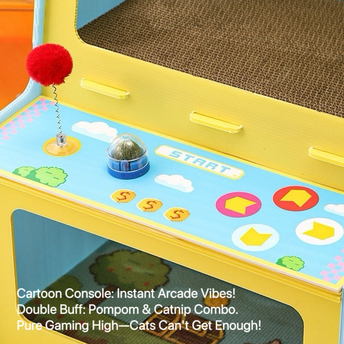 REVISED | Retro Pixel Arcade Cat Scratcher Station gallery revision 05 [Gallery: Comparison]