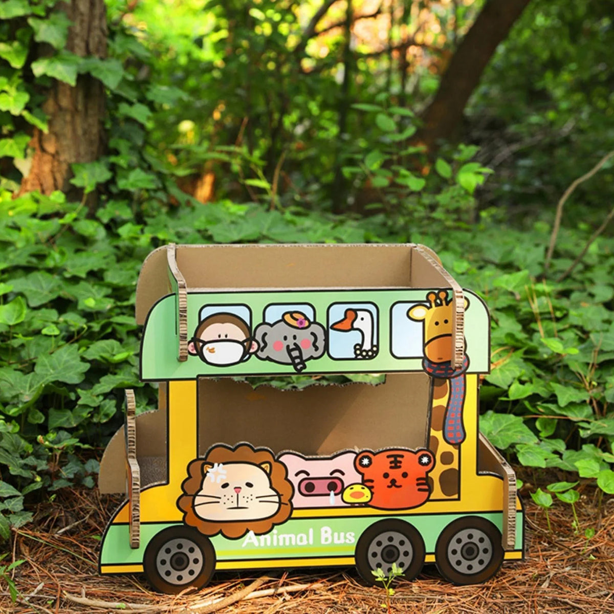 REVISED | TinyPet Double-Decker Animal Bus Cat Scratcher gallery revision 05 [Gallery: Comparison]