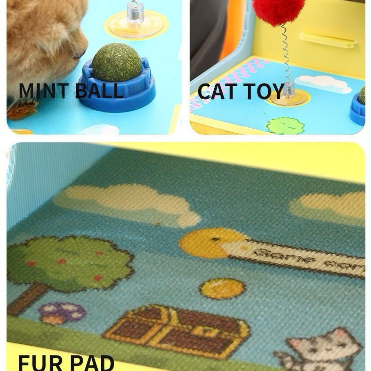 REVISED | Retro Pixel Arcade Cat Scratcher Station gallery revision 06 [Gallery: Comparison]