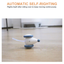 Destiny Pet interactive cat mouse toy - English translated detail image showing interactive mouse toy self-righting during play