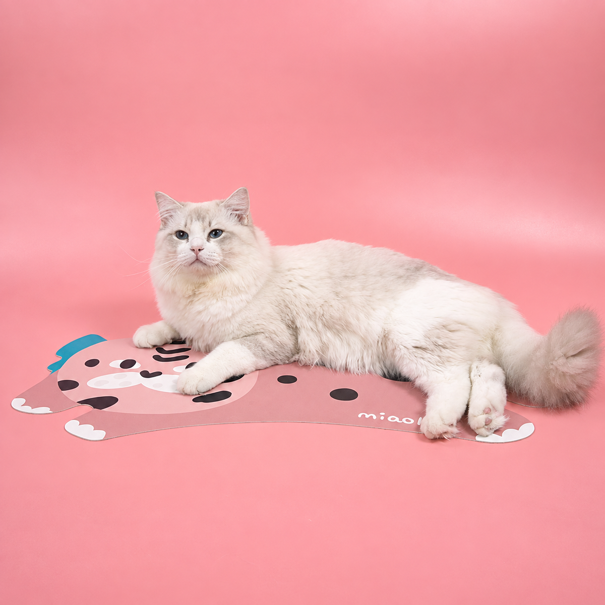 Miaoho Animal Series Water-Proof PVC Pet Food Mat | detail image 3 | square correction | FULL_FRAME_OUTPAINT_TEXT_LAYOUT_REBUILD | 20260919