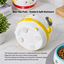 Hip-Hop Penguin Ceramic Pet Bowl | detail image 5 | square correction | FULL_FRAME_OUTPAINT_TEXT_LAYOUT_REBUILD | 20260919