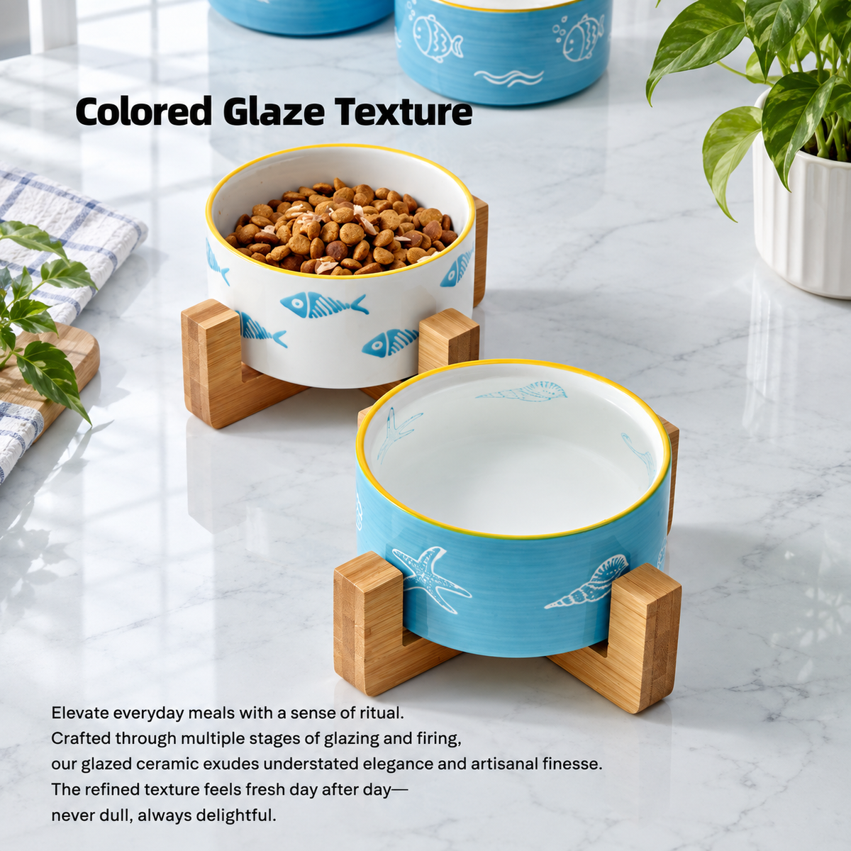 Color-Glazed Ceramic Bowl with Bamboo Stand | detail image 12 | square correction | FULL_FRAME_OUTPAINT_TEXT_LAYOUT_REBUILD | 20260919