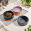 Elegant Ceramic Pet Bowl with Oak Base | detail image 11 | square correction | FULL_FRAME_OUTPAINT_TEXT_LAYOUT_REBUILD | 20260919