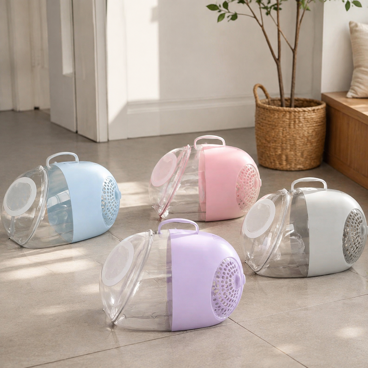 MOBOLI Capsule Pet Carrier shared lifestyle scene [Gallery: Shared]