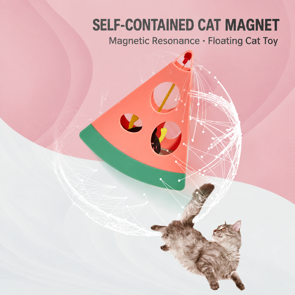 FOFOS Magic Watermelon interactive cat toy - product image 2