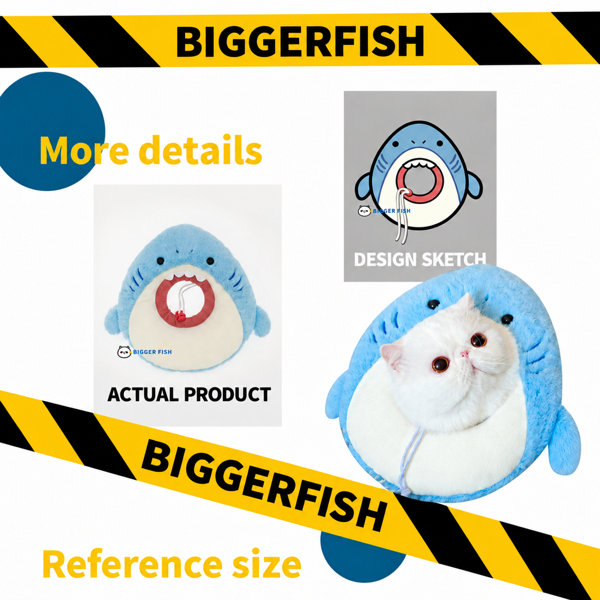 Bigger Fish Shark Elizabeth Collar - English translated detail module 5