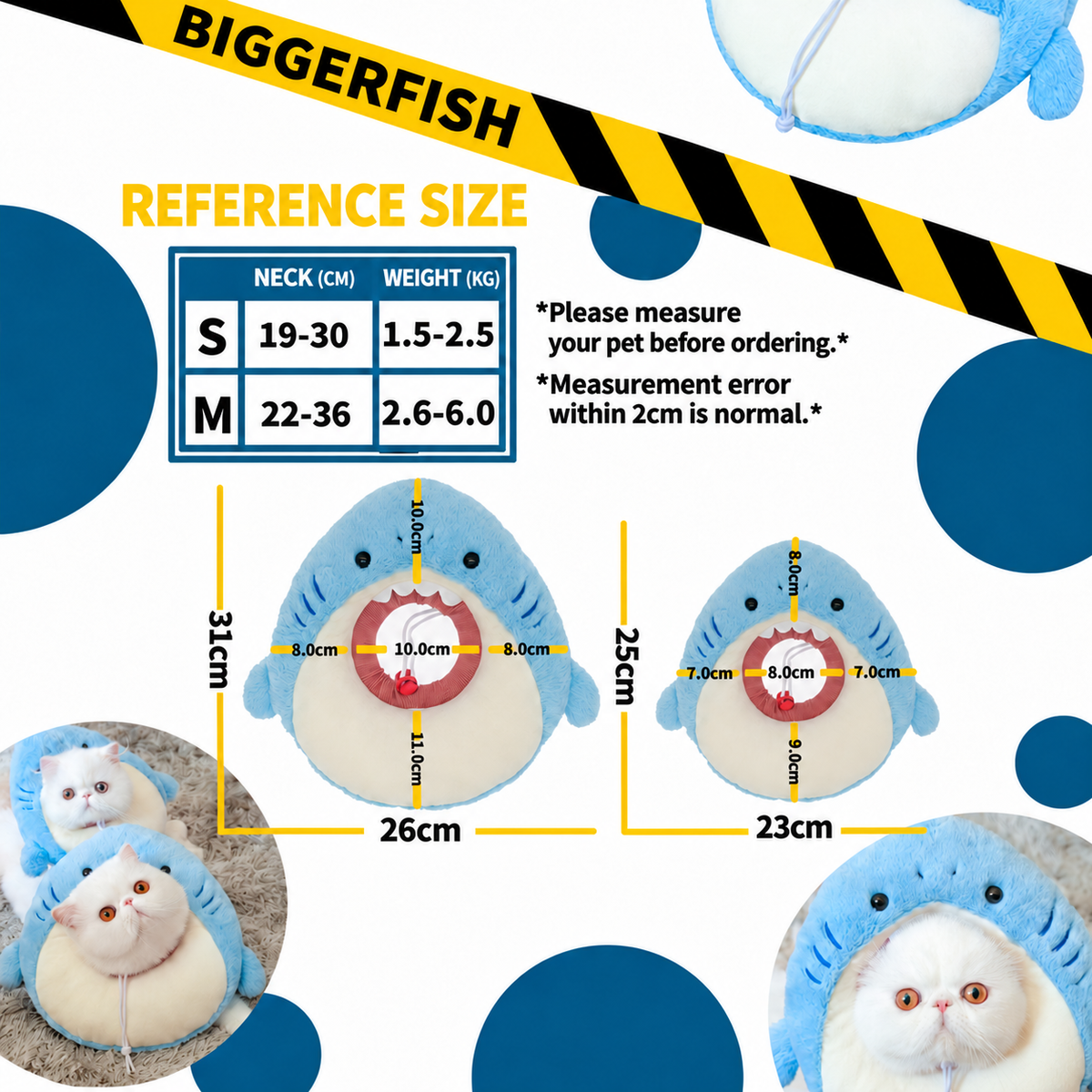 Bigger Fish Shark Elizabeth Collar - English translated detail module 6