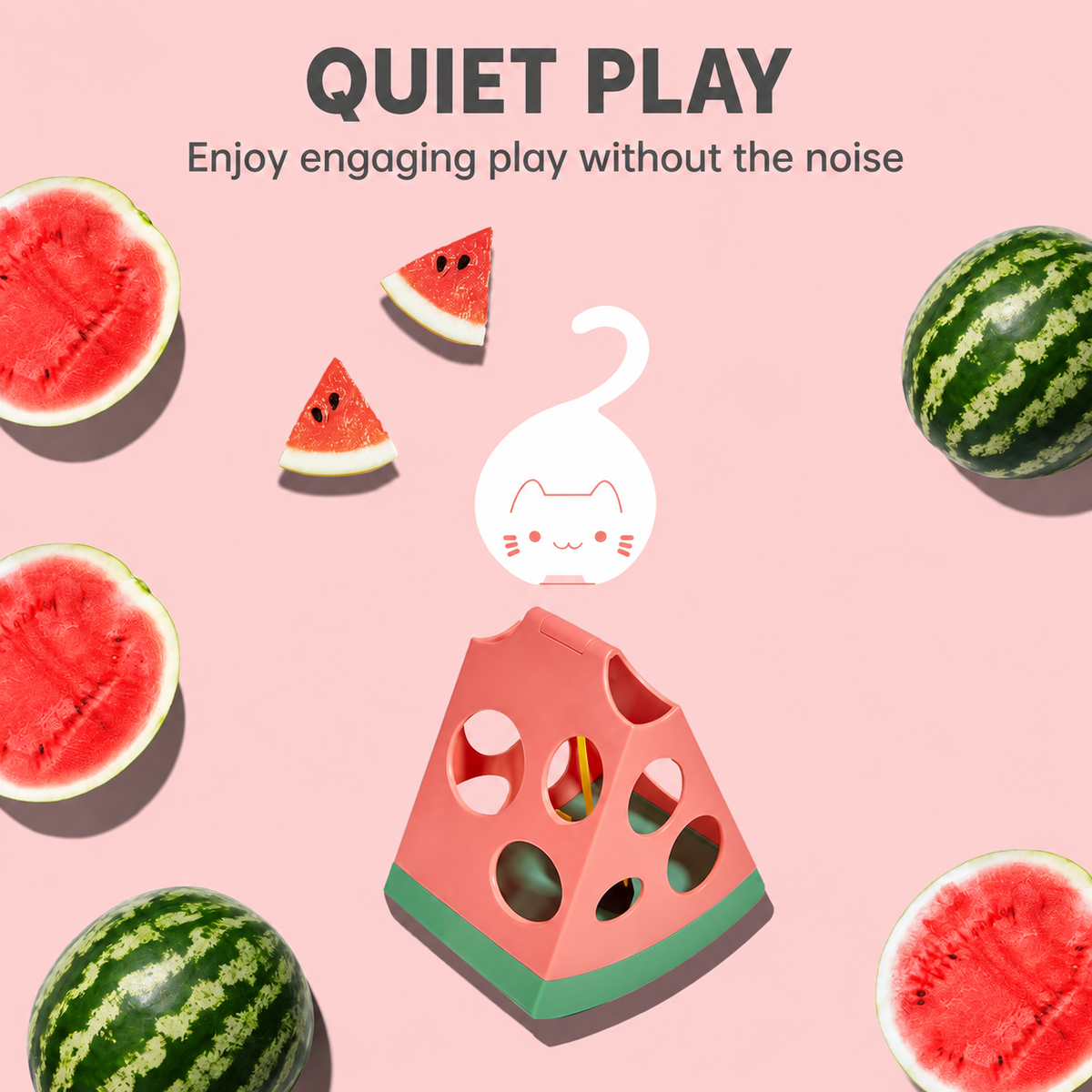 FOFOS Magic Watermelon interactive cat toy - English detail module 7