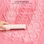Pink reusable pet hair remover on fabric showing repeated-use design
