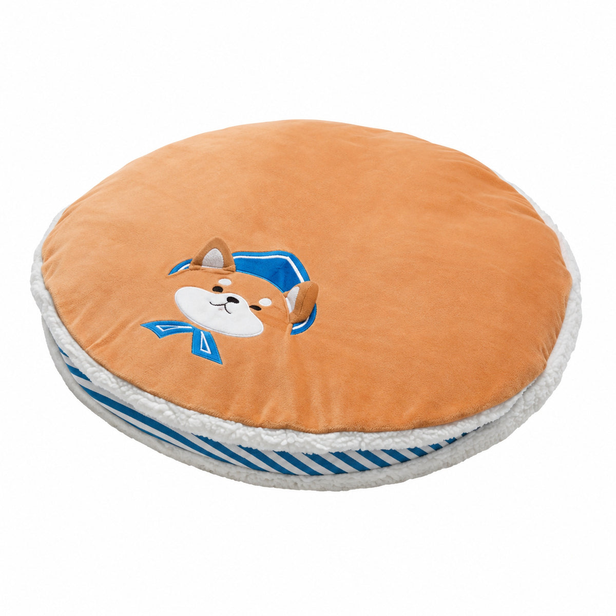 Nautical Style Dorayaki Pet Bed detail image 8, square product feature view