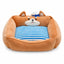 Navy Style Square Pet Bed clean SKU product image on white background