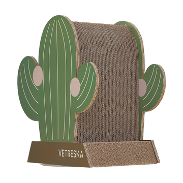 Vetreska Oasis Cactus Cat Scratcher white background hero image
