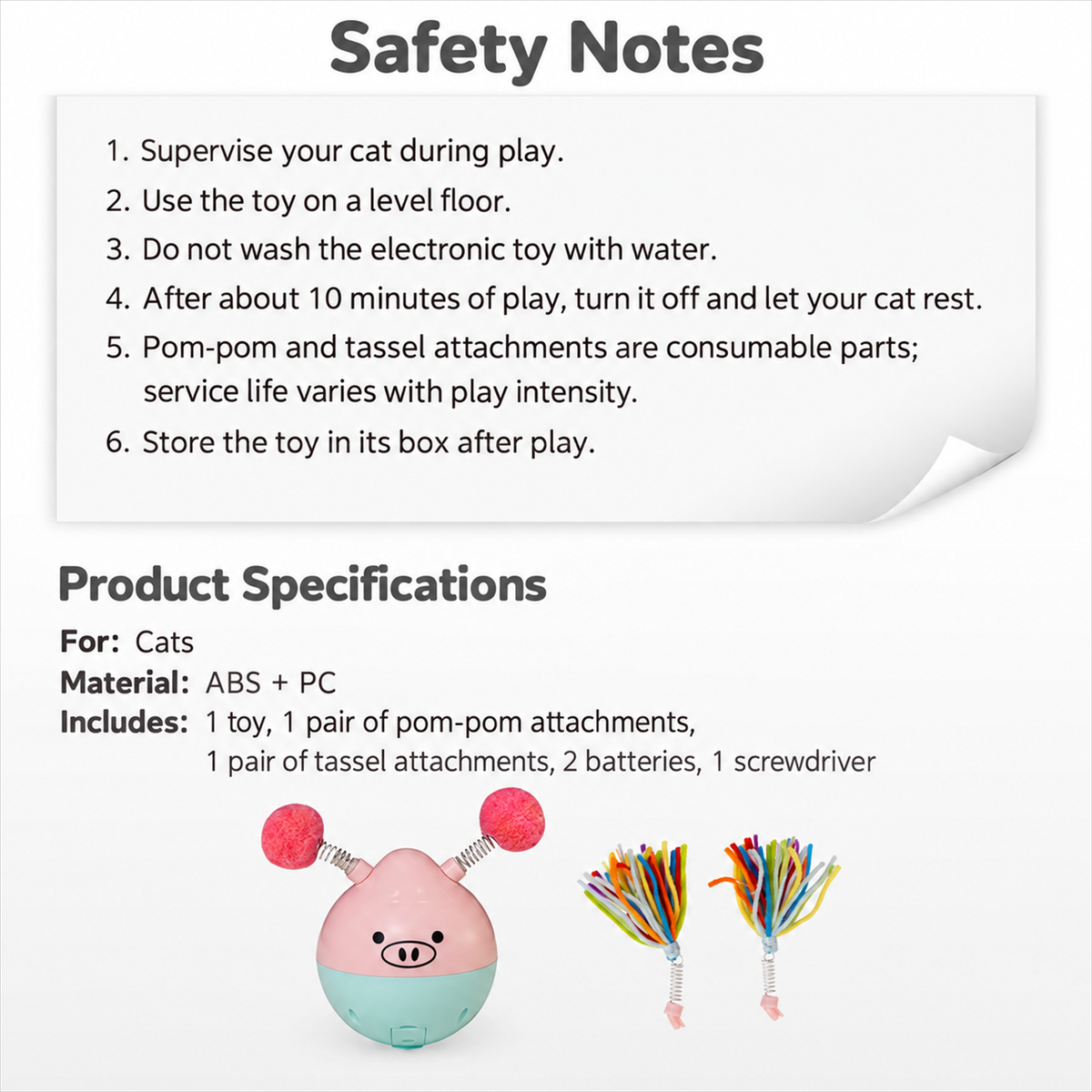 Fofos Disco Ball Tumbler Pig - English detail module 1-8