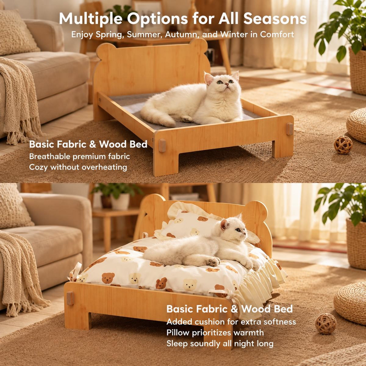 Customized Wooden Pet Bed Personalized Sleeping Habitat for Cat Dog or Rabbit | source image 03 | content-safe square revision | TEXT_LAYOUT_REBUILD | textLayer=transparent-overlay-rebuilt | 20260920-v6