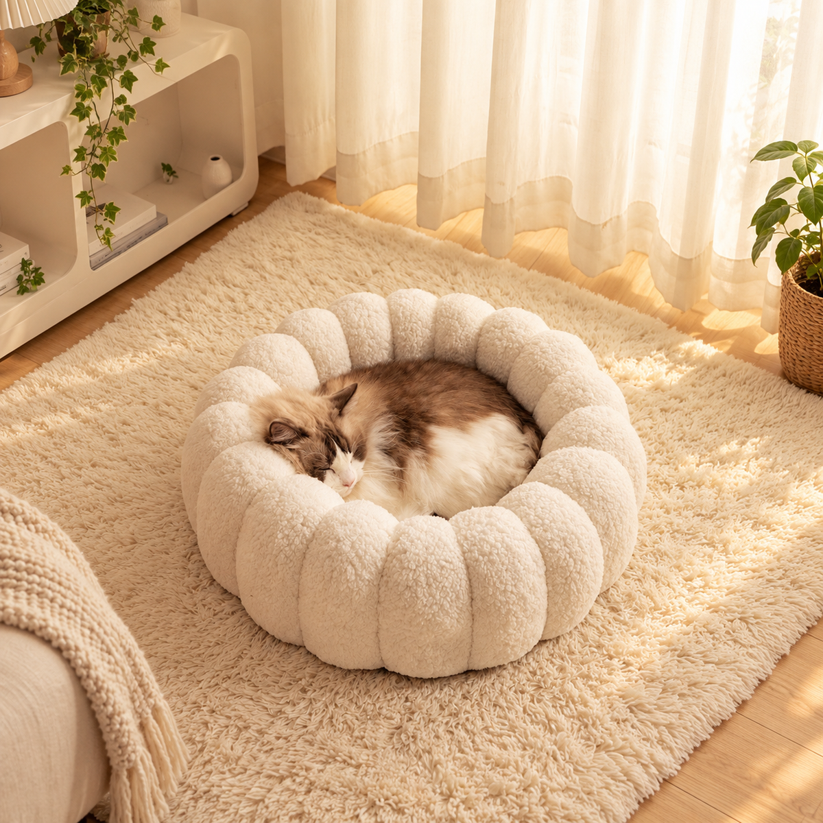 The Healing Rice Ball Pet Nest  PET BAD | source image 15 | content-safe square revision | FULL_FRAME_OUTPAINT | textLayer=none | 20260920-v6