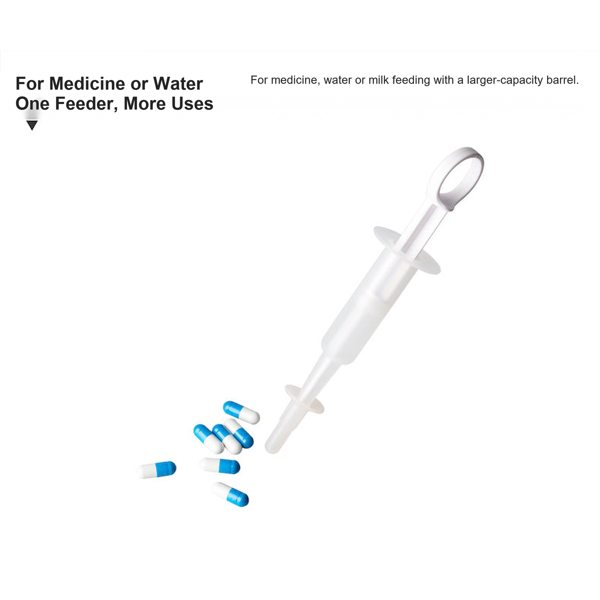 PIDAN pet pill and liquid medicine feeder medicine water and milk use detail