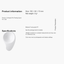 PIDAN Q-shaped cat feeding spoon product specifications detail