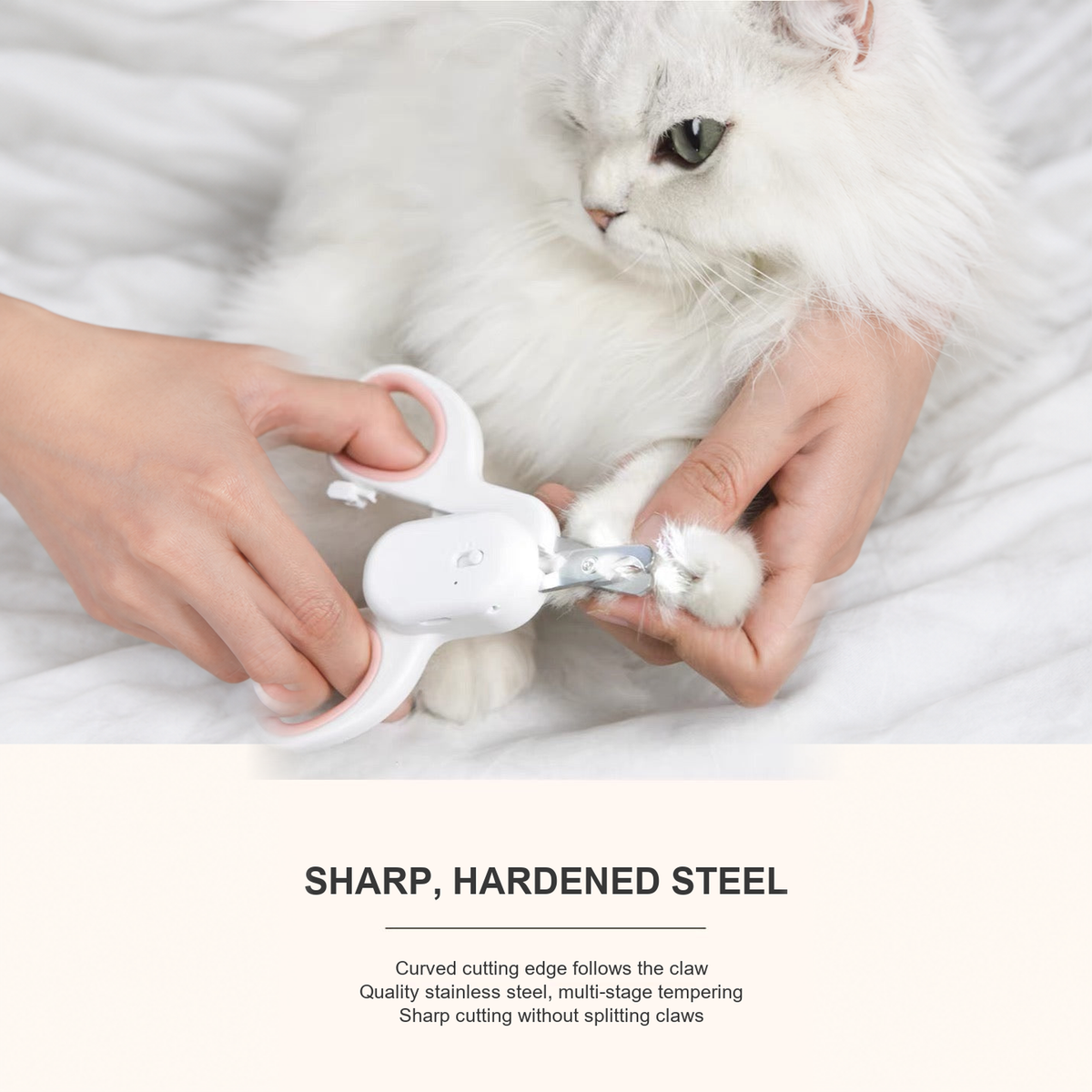 Corrected detail image 10 for LED cat nail scissors