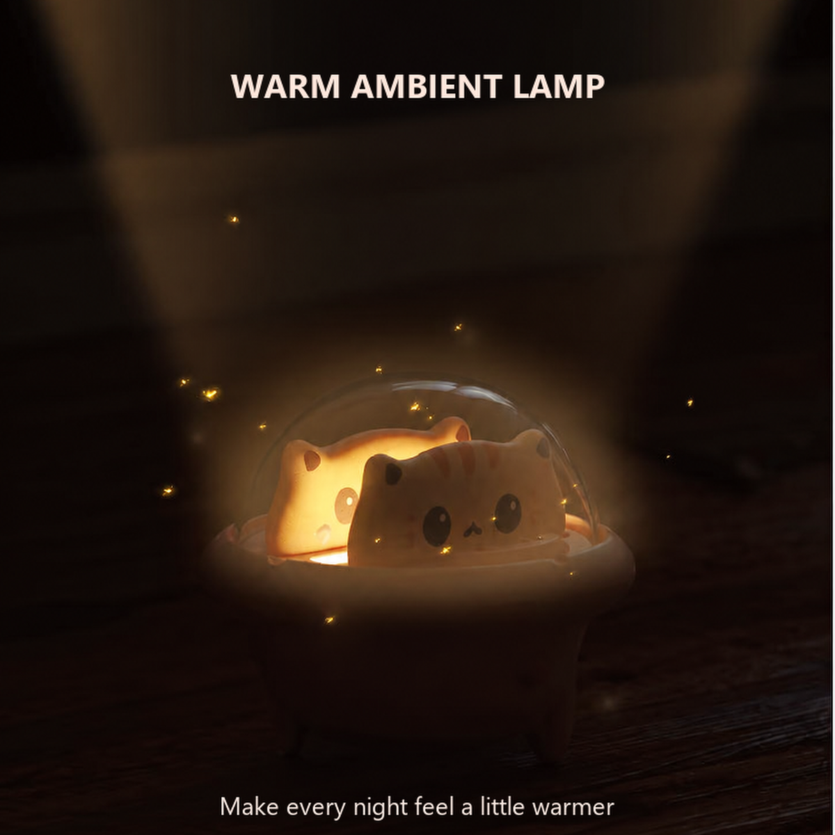 Spacecraft pet emergency power bank warm ambient lamp scene [Gallery: Lifestyle]