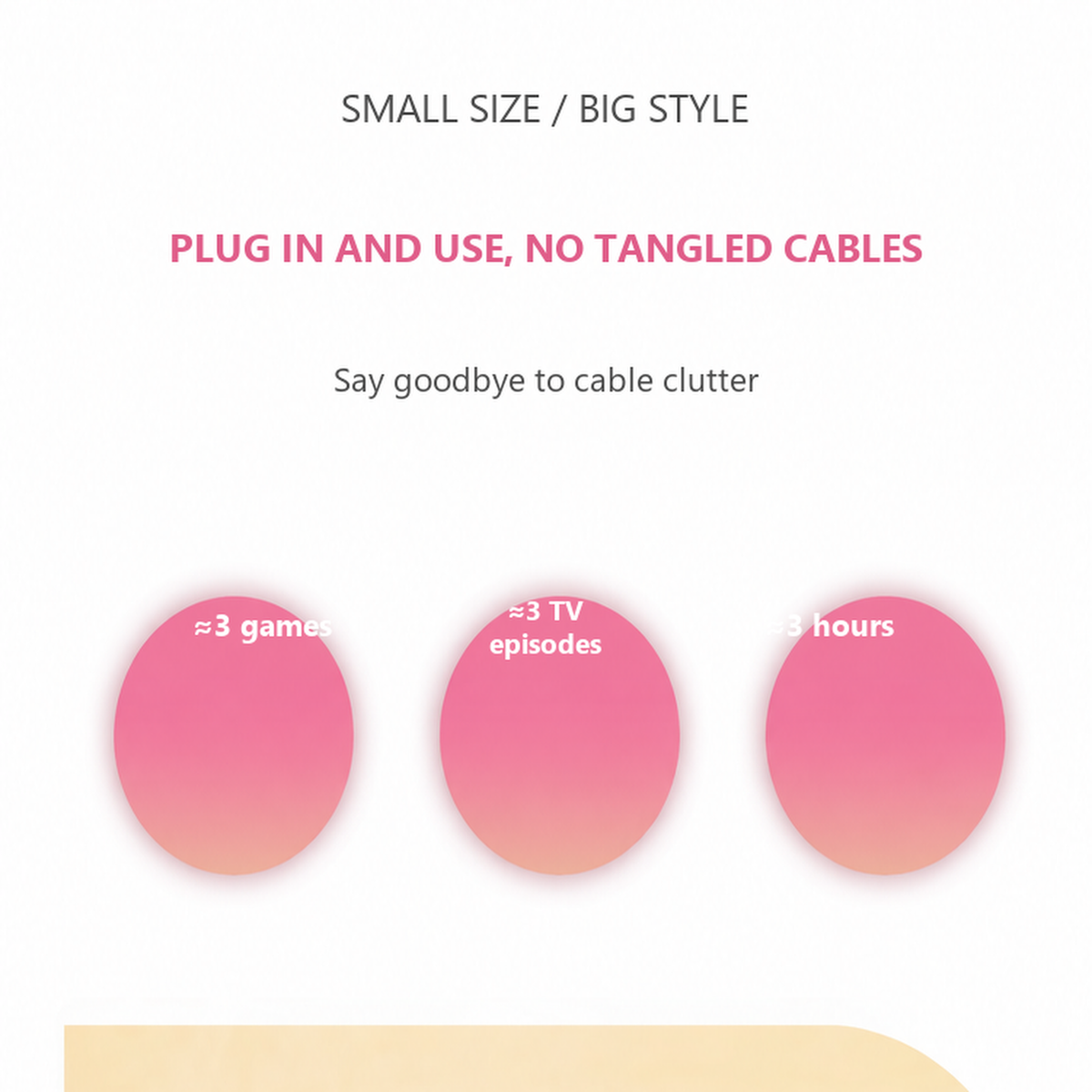 Spacecraft pet emergency power bank size and usage overview [Gallery: Features]