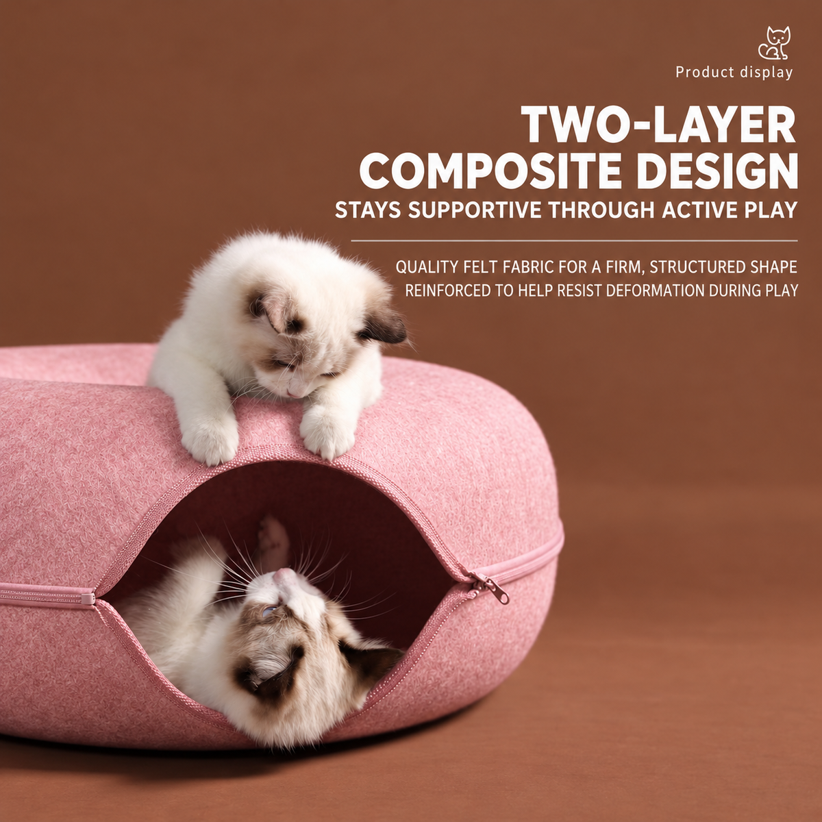 Donut felt cat tunnel bed source detail 07 - English translated corrected 1:1