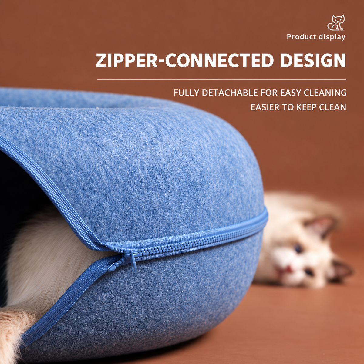 Donut felt cat tunnel bed source detail 08 - English translated corrected 1:1