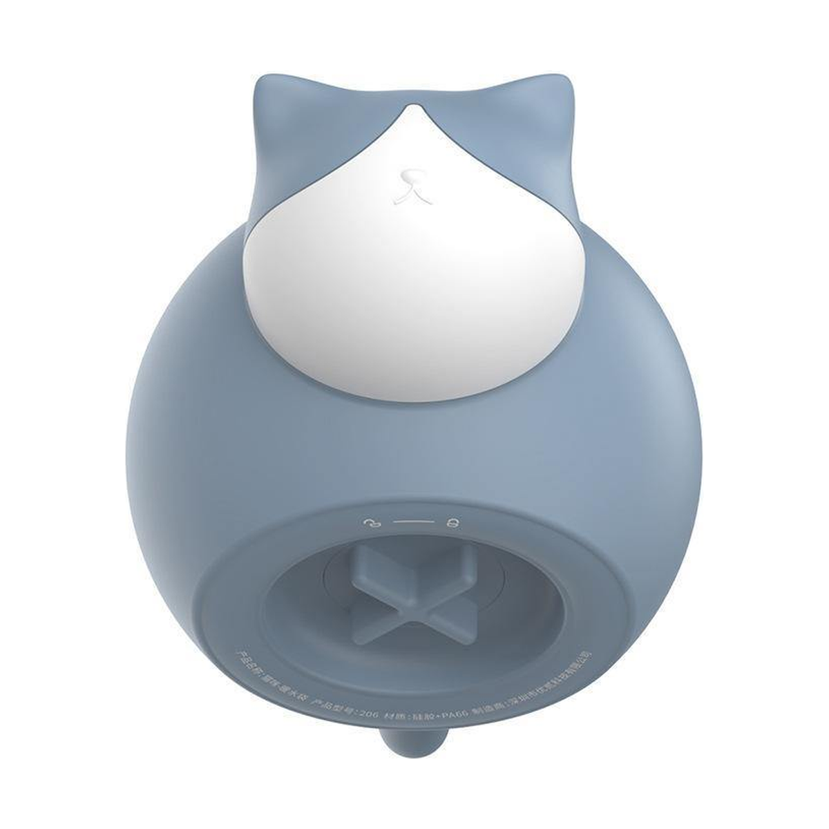 Blue LOP silicone cat-shaped hot and cold water bag