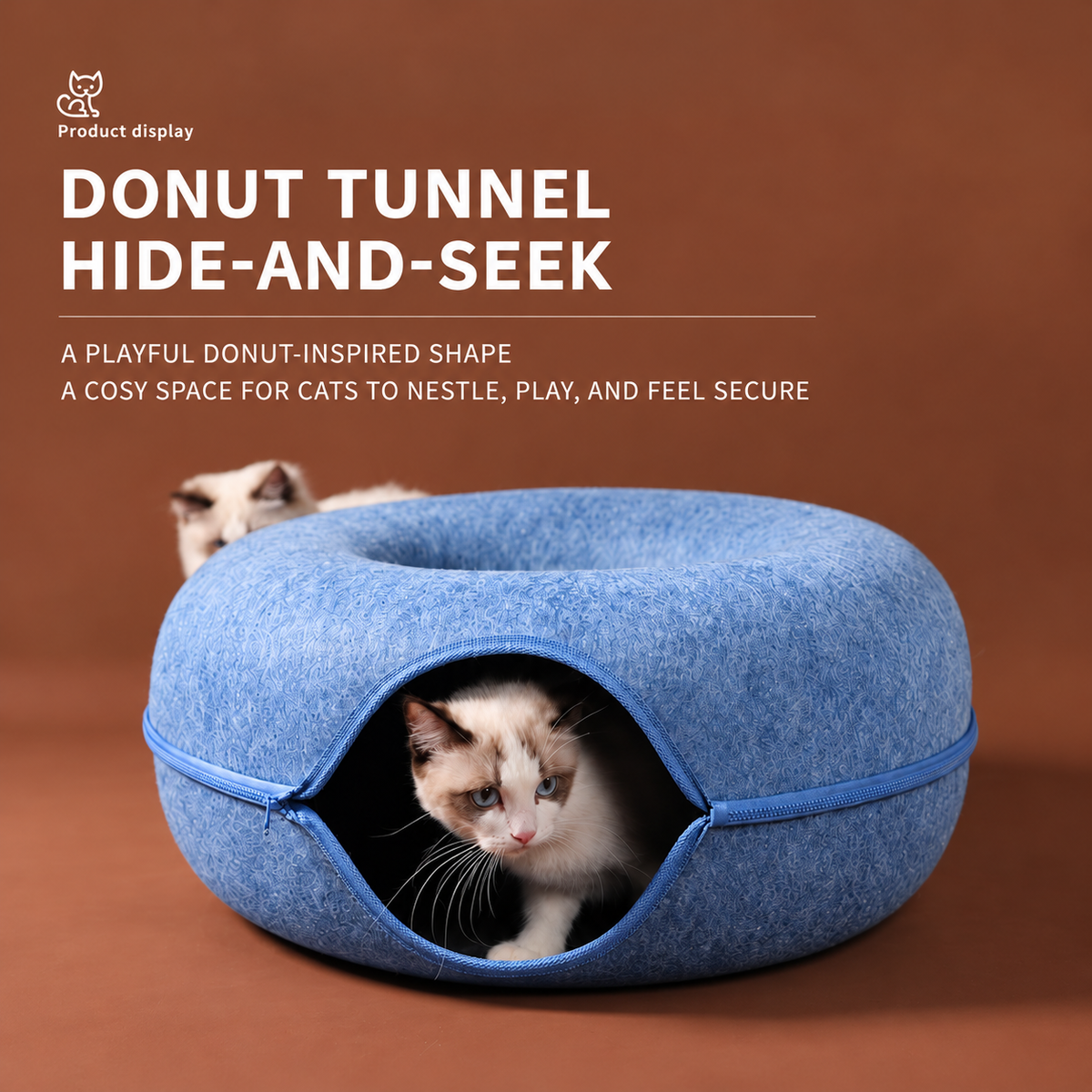 Donut felt cat tunnel bed source detail 10 - English translated corrected 1:1