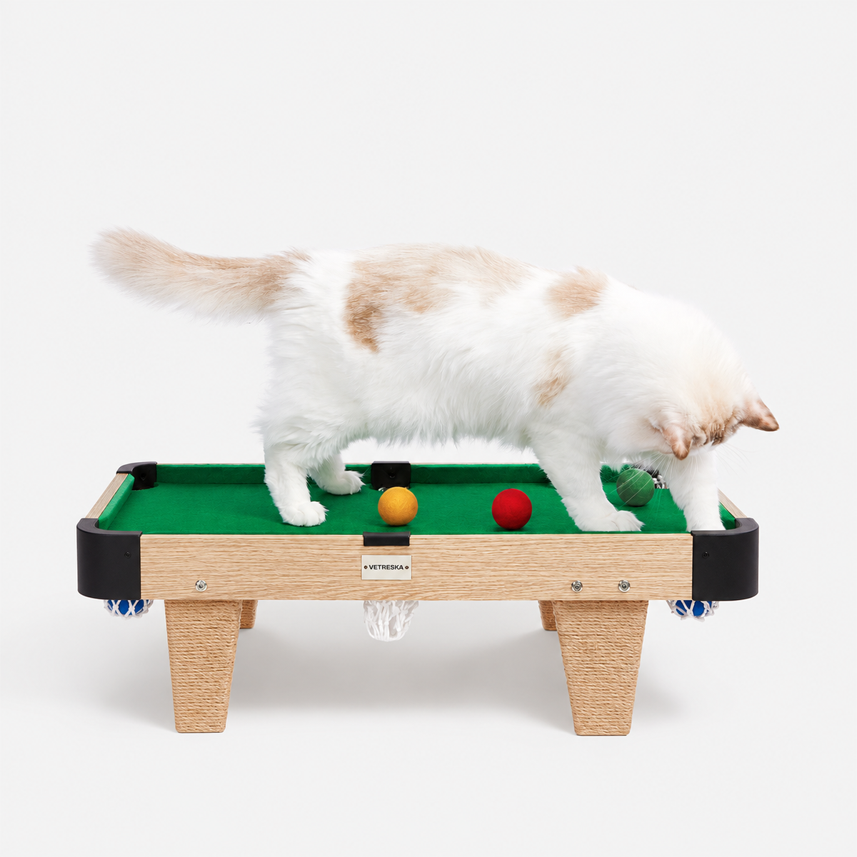 Revised v4 | VETRESKA Meownooker Cat Toy Set | gallery image 02 | full-frame outpainted square, opaque background