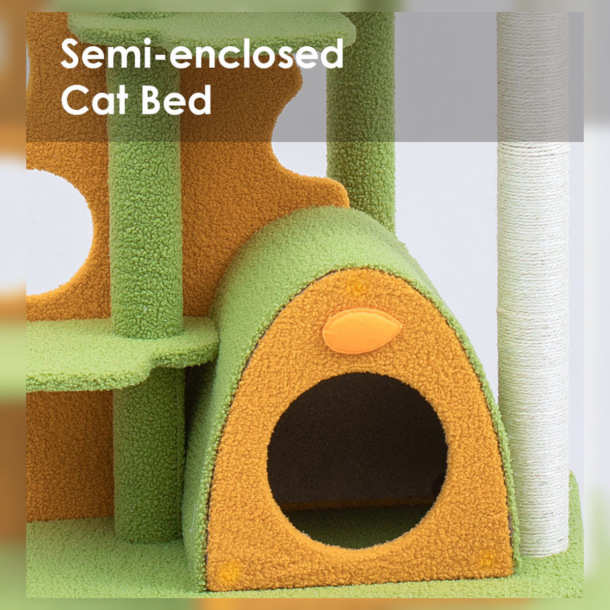 Revised | ZEZE Forest Cat Tree | source image 02 | FULL_FRAME_OUTPAINT | complete square