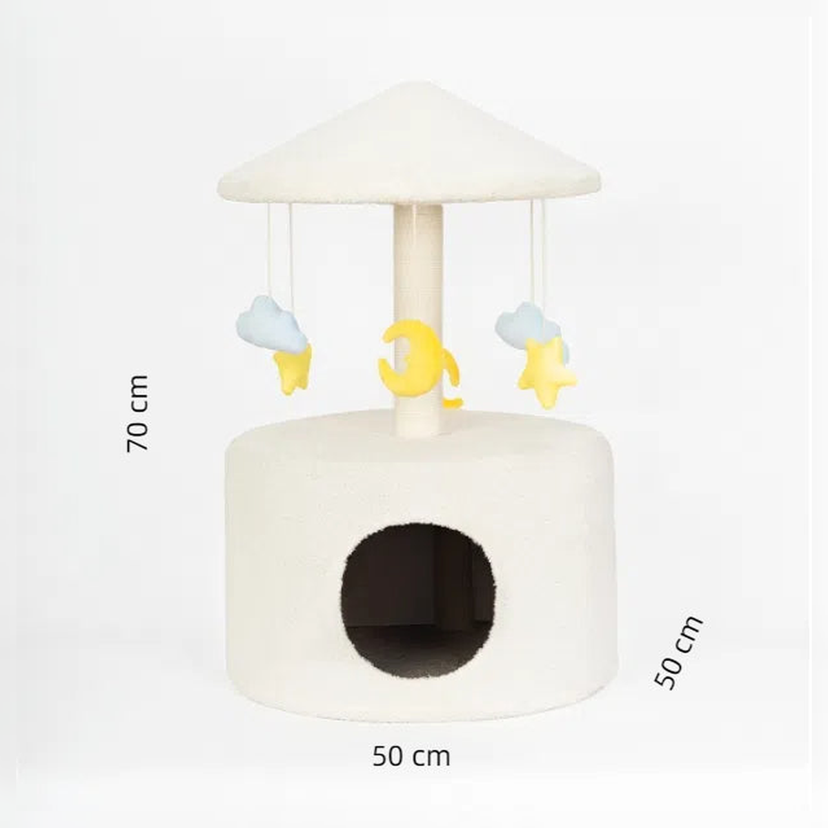 Revised | WULEE Carousel Park Cat Tree | source image 02 | FULL_FRAME_OUTPAINT | complete square