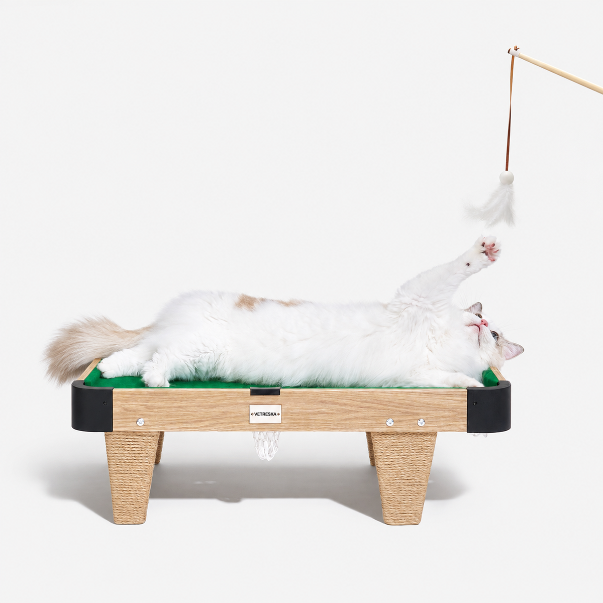 Revised v4 | VETRESKA Meownooker Cat Toy Set | gallery image 04 | full-frame outpainted square, opaque background