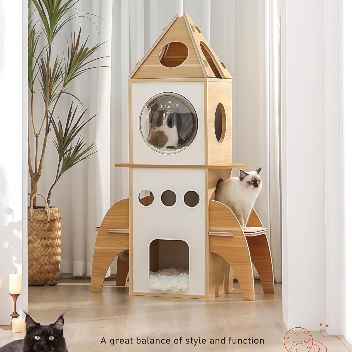 SUPERSEDED | Revised | PAWZ Road Rocket Cat Tree | gallery image 05 | square source text preserved
