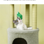 SUPERSEDED | Revised | ZEZE Aidola Flower House Cat Tree | gallery image 05 | square source text preserved