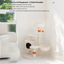 Revised | ZEZE White Cream Style Cat Tree | source image 07 | TEXT_LAYOUT_REBUILD | textLayer=transparent-overlay | complete square