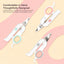 Pakeway pet nail clippers in mint, pink and grey