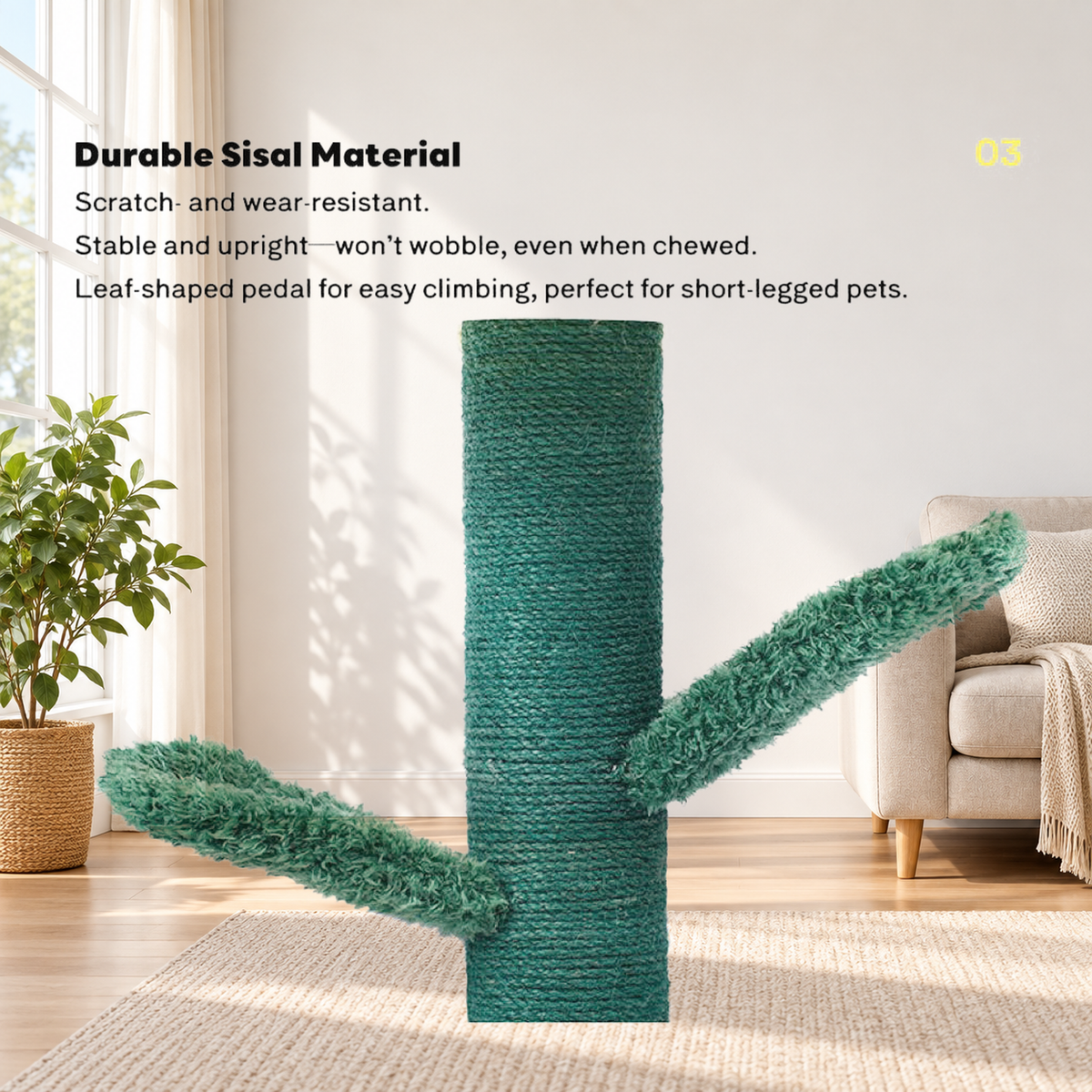 Revised | ZEZE Barbie Potted Flower Cat Condo | source image 11 | TEXT_LAYOUT_REBUILD | textLayer=transparent-overlay | complete square