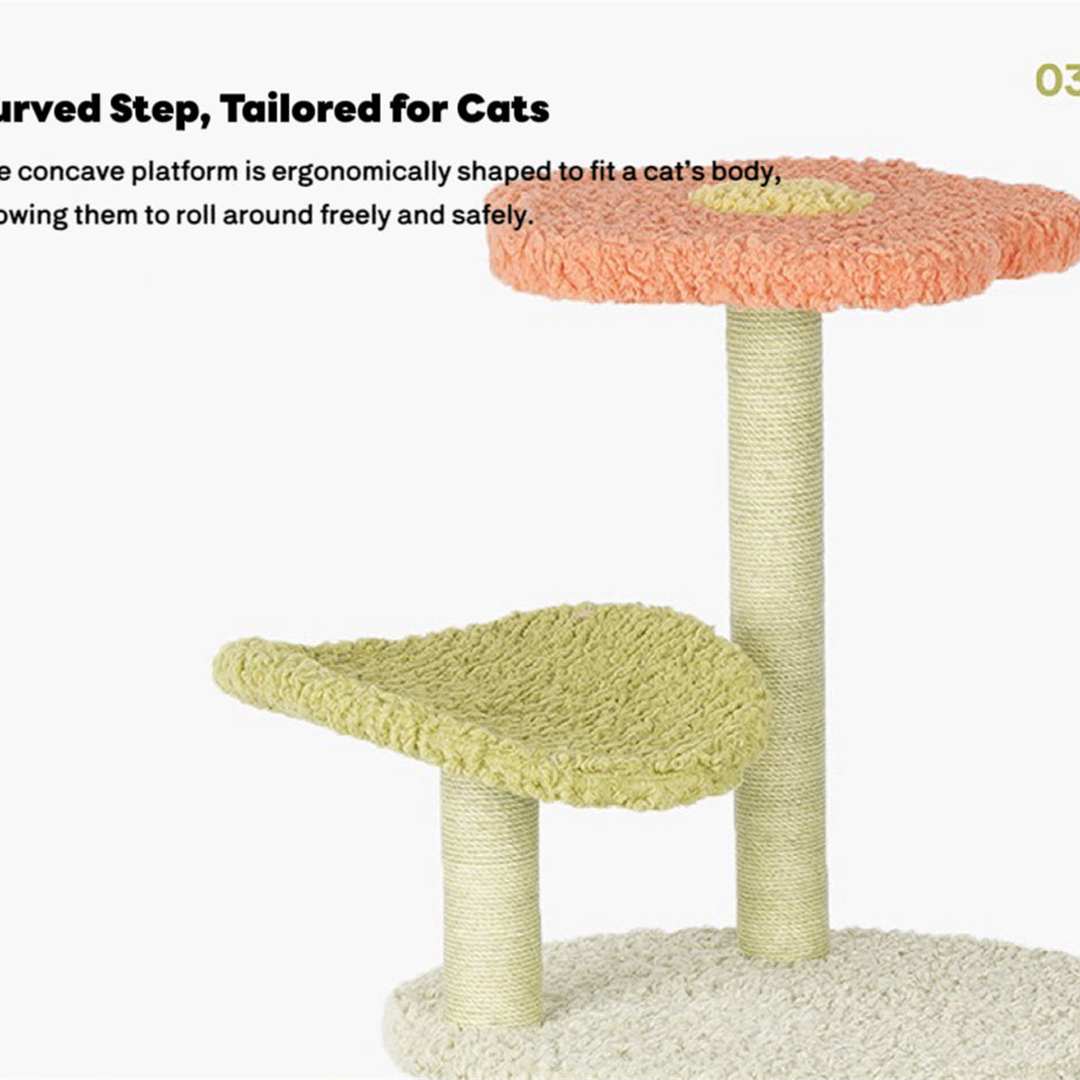 SUPERSEDED | Revised | ZEZE Aidola Flower House Cat Tree | gallery image 12 | square source text preserved