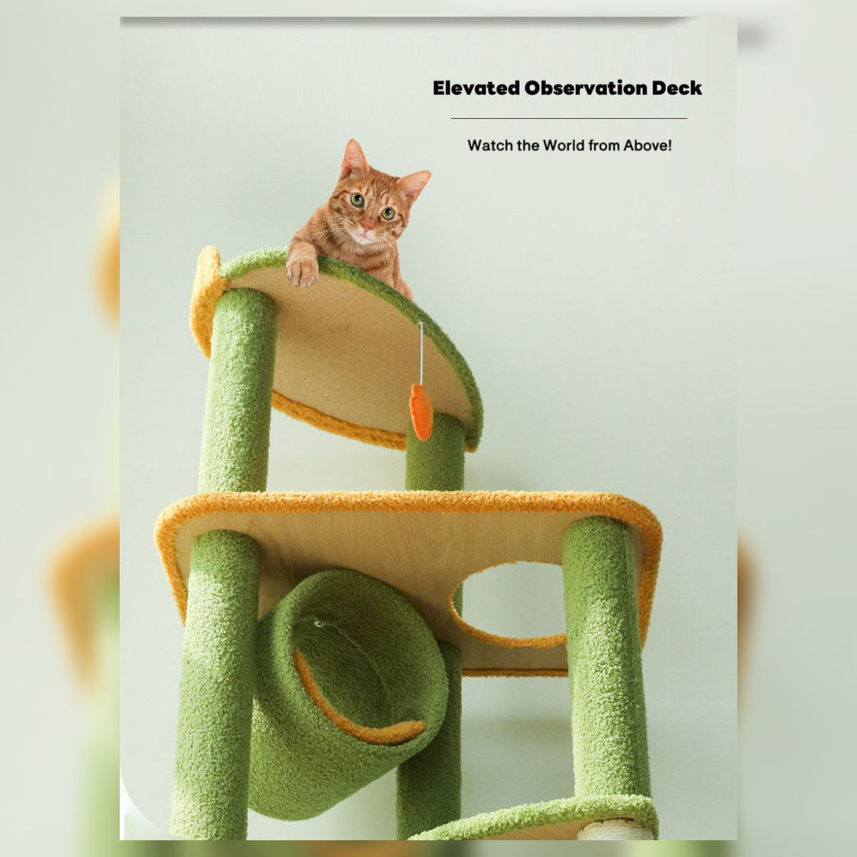 Revised | ZEZE Forest Cat Tree | source image 13 | FULL_FRAME_OUTPAINT | complete square
