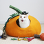 Square corrected orange pumpkin felt cat cave lifestyle image 4